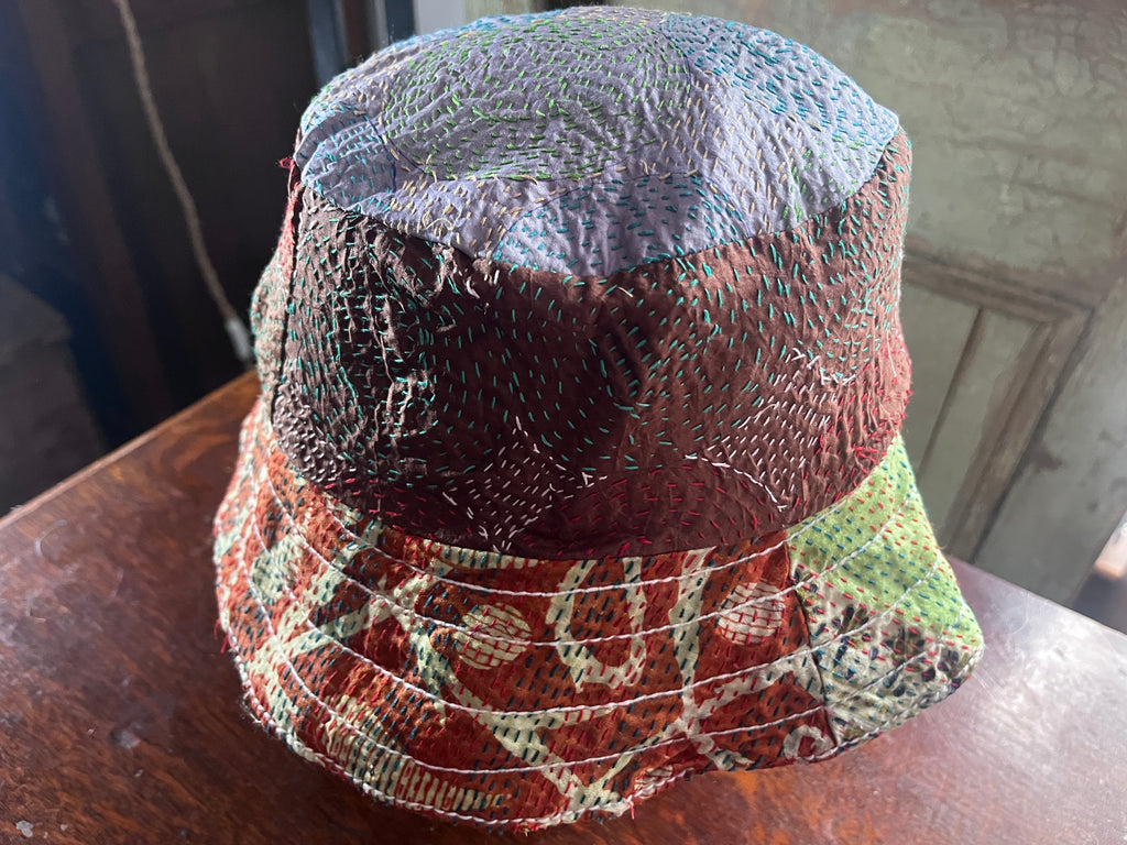 Reversible Kantha Bucket Hat