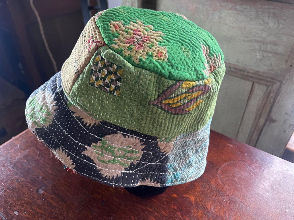 Reversible Kantha Bucket Hat