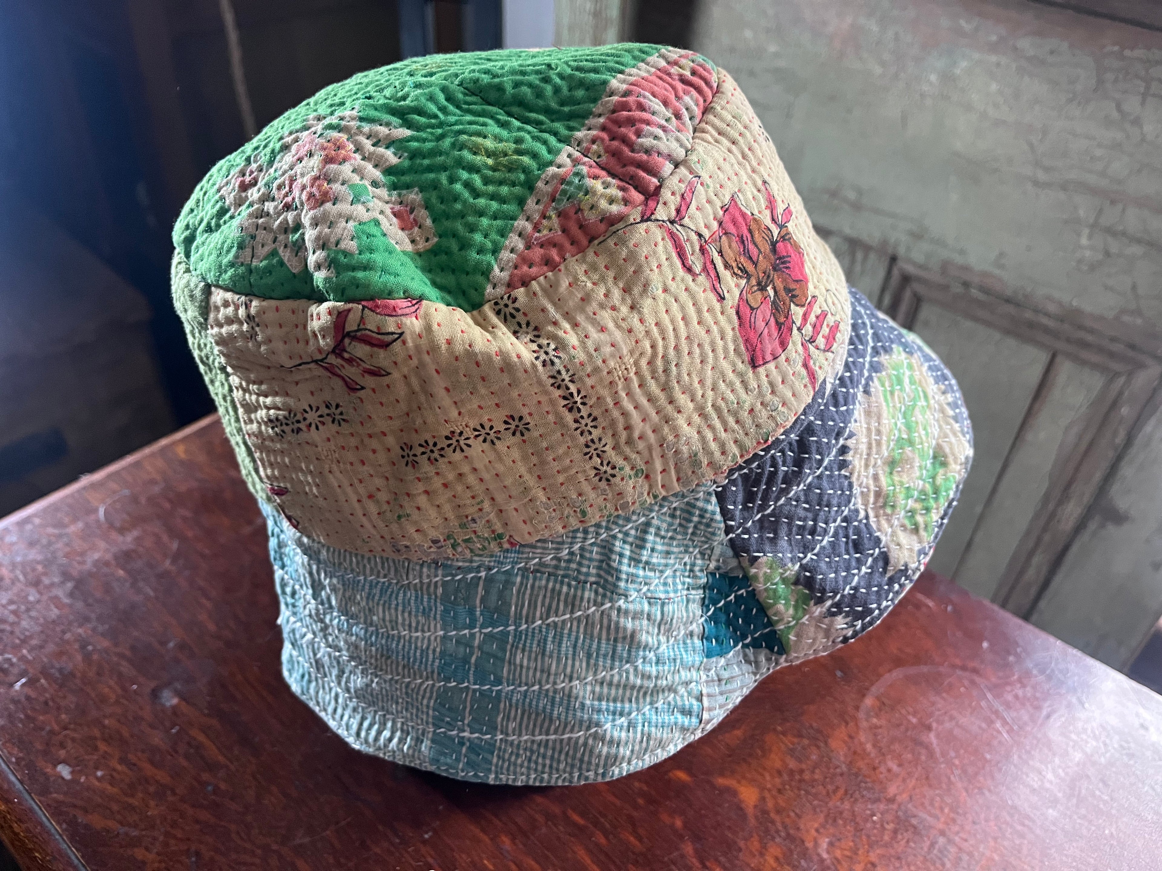 Reversible Kantha Bucket Hat