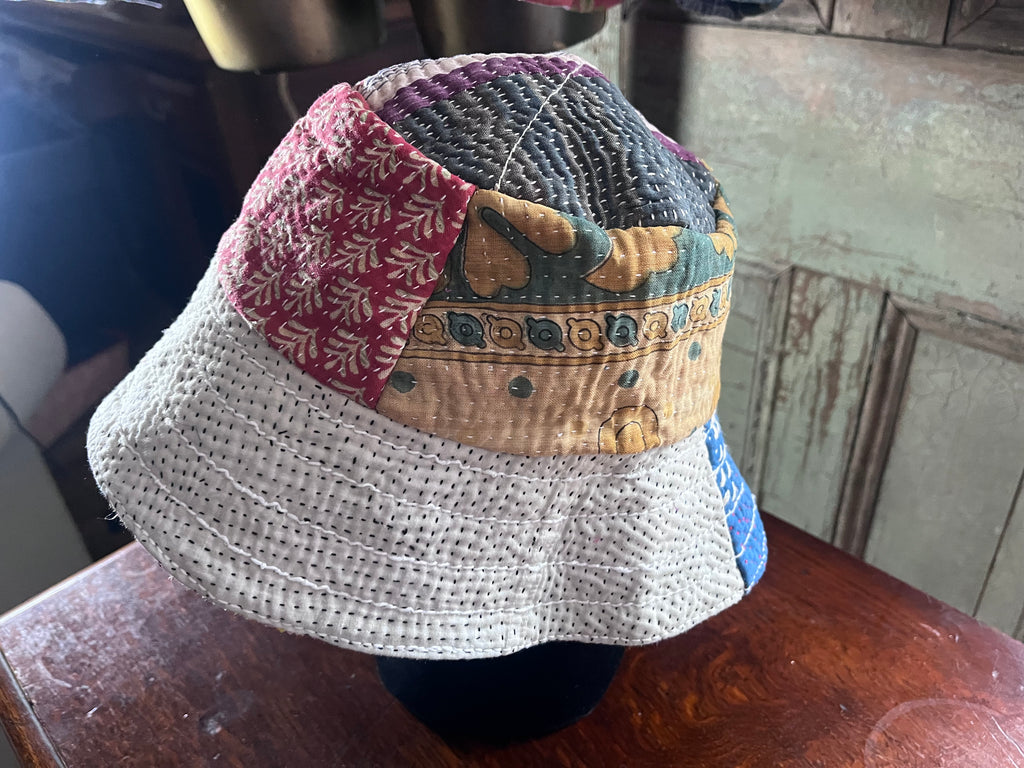 Reversible Kantha Bucket Hat