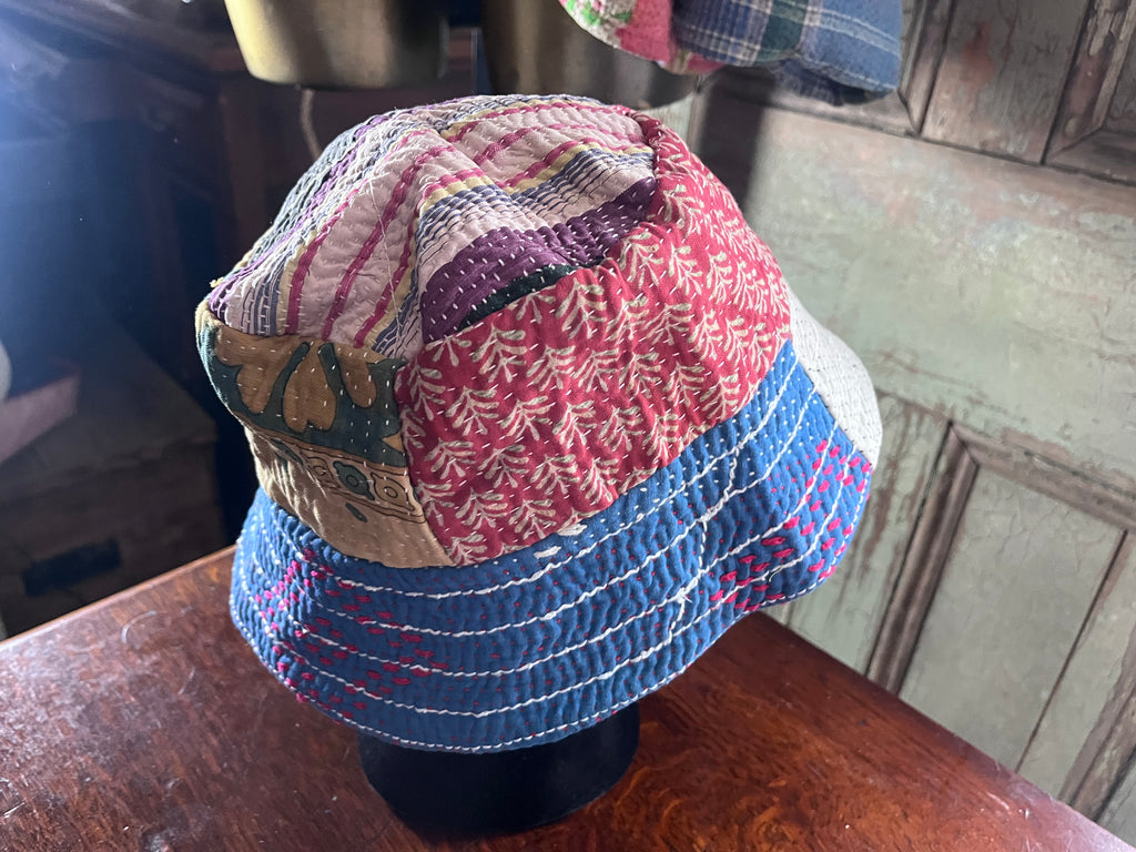 Reversible Kantha Bucket Hat