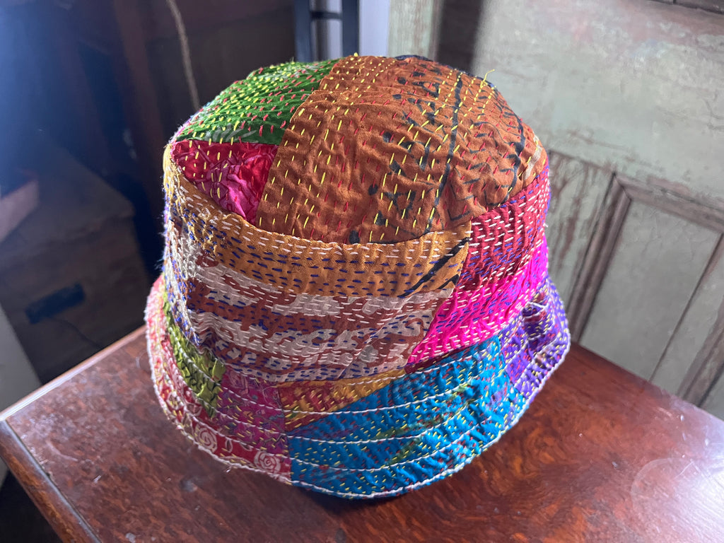 Reversible Kantha Bucket Hat