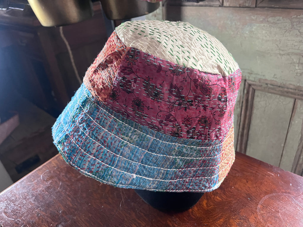 Reversible Kantha Bucket Hat
