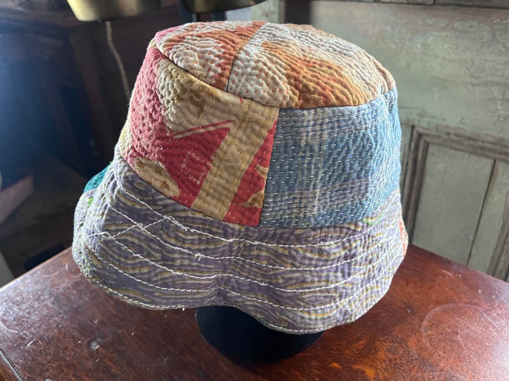 Reversible Kantha Bucket Hat