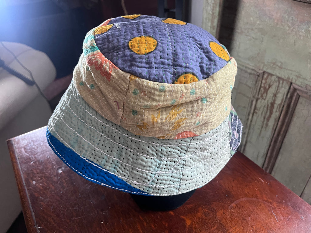 Reversible Kantha Bucket Hat