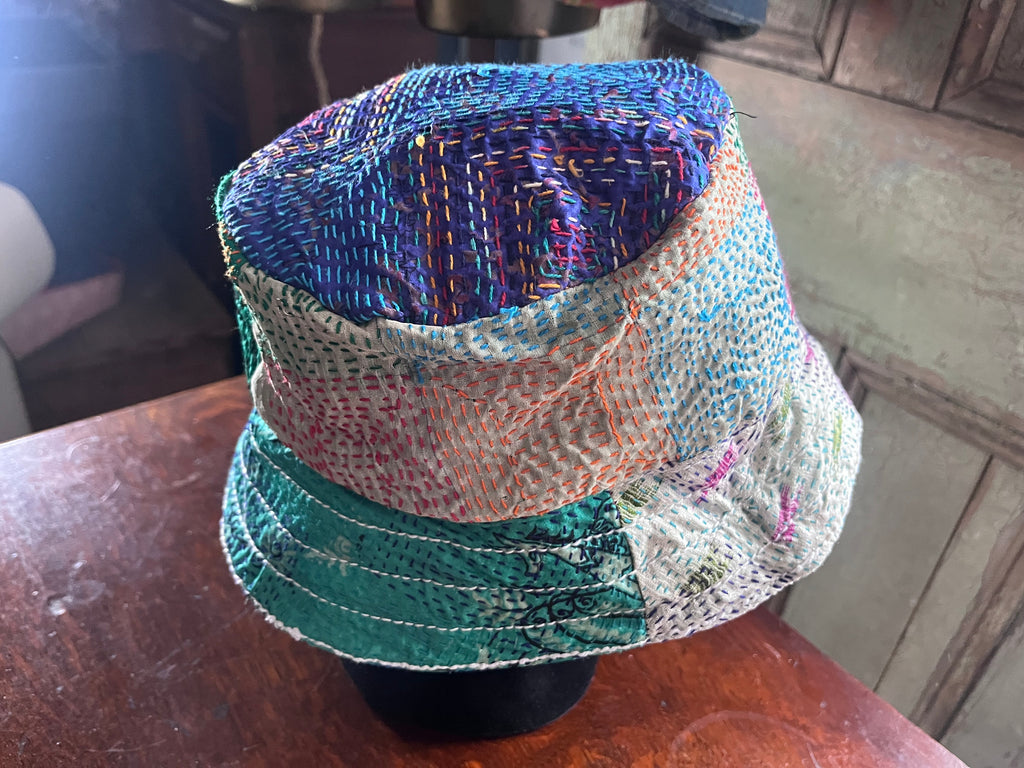 Reversible Kantha Bucket Hat