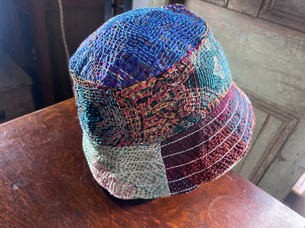 Reversible Kantha Bucket Hat