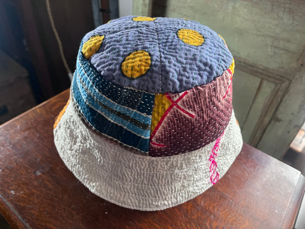 Reversible Kantha Bucket Hat