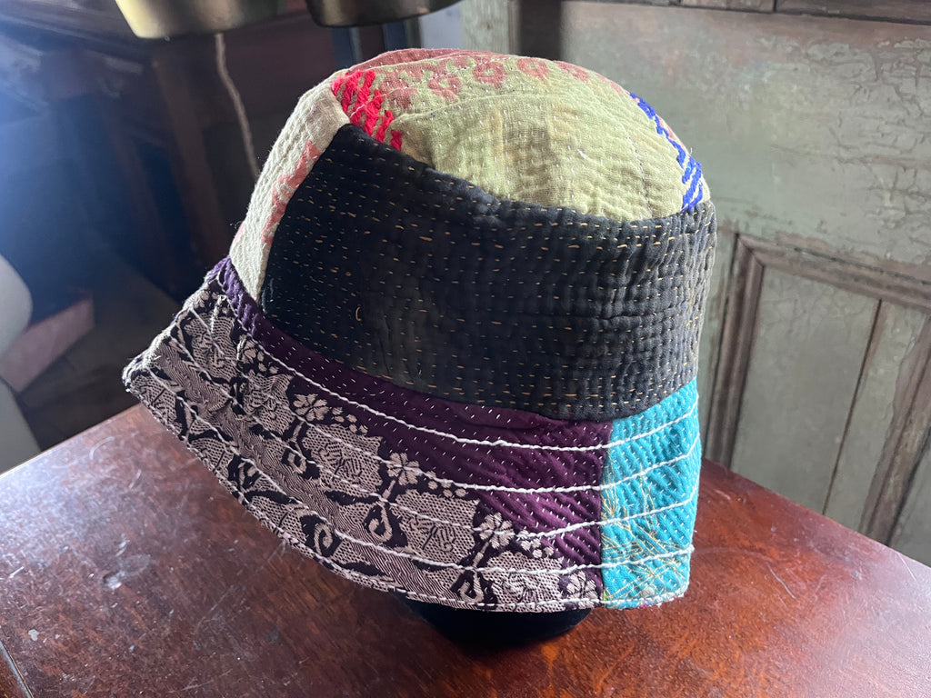 Reversible Kantha Bucket Hat