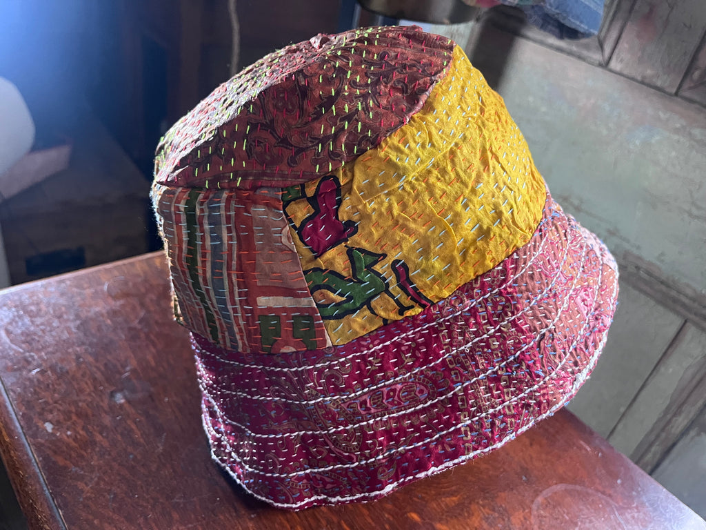 Reversible Kantha Bucket Hat