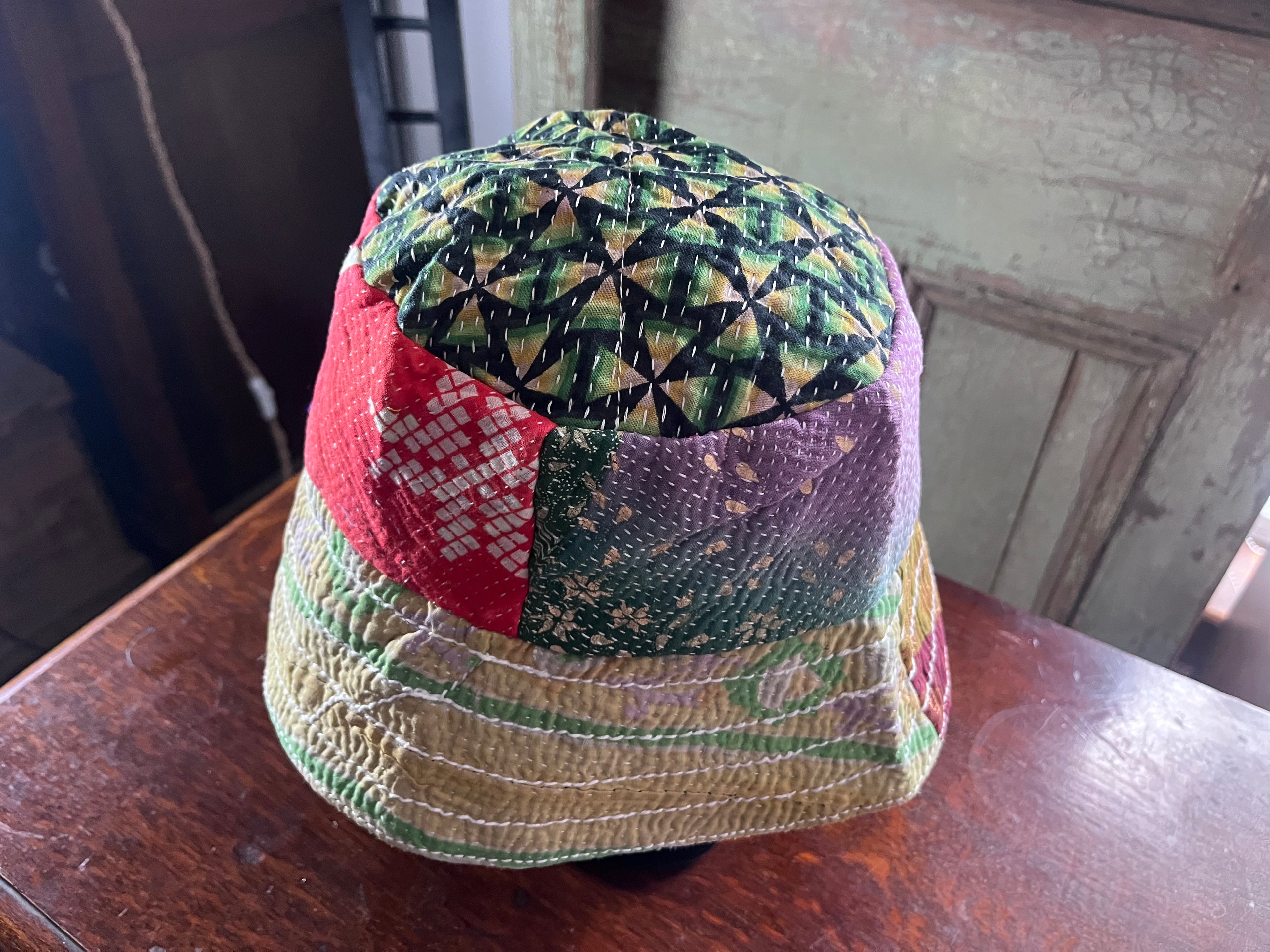 Reversible Kantha Bucket Hat