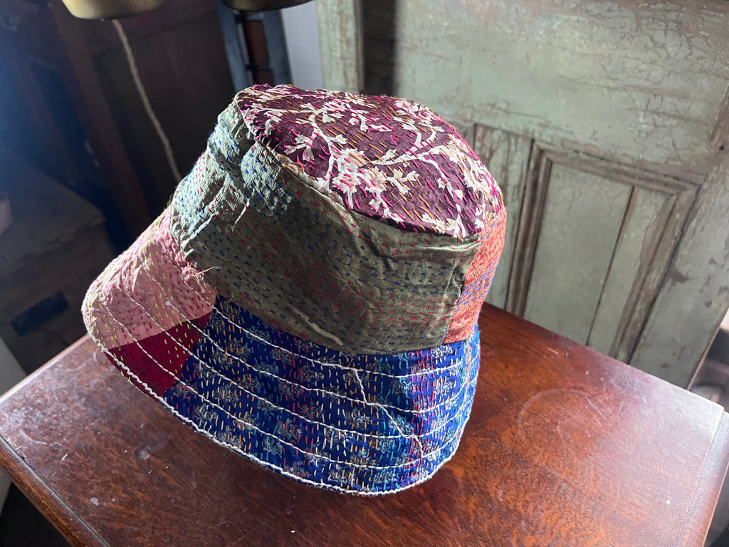 Reversible Kantha Bucket Hat