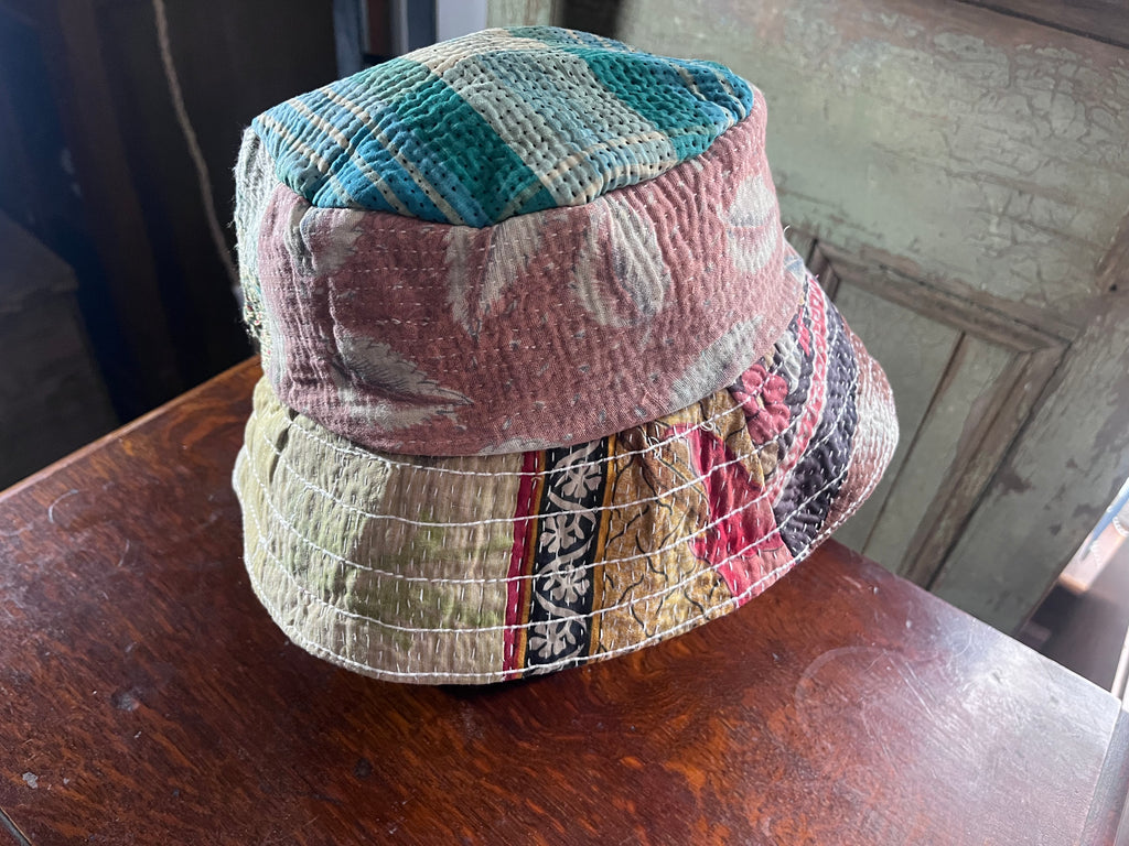 Reversible Kantha Bucket Hat