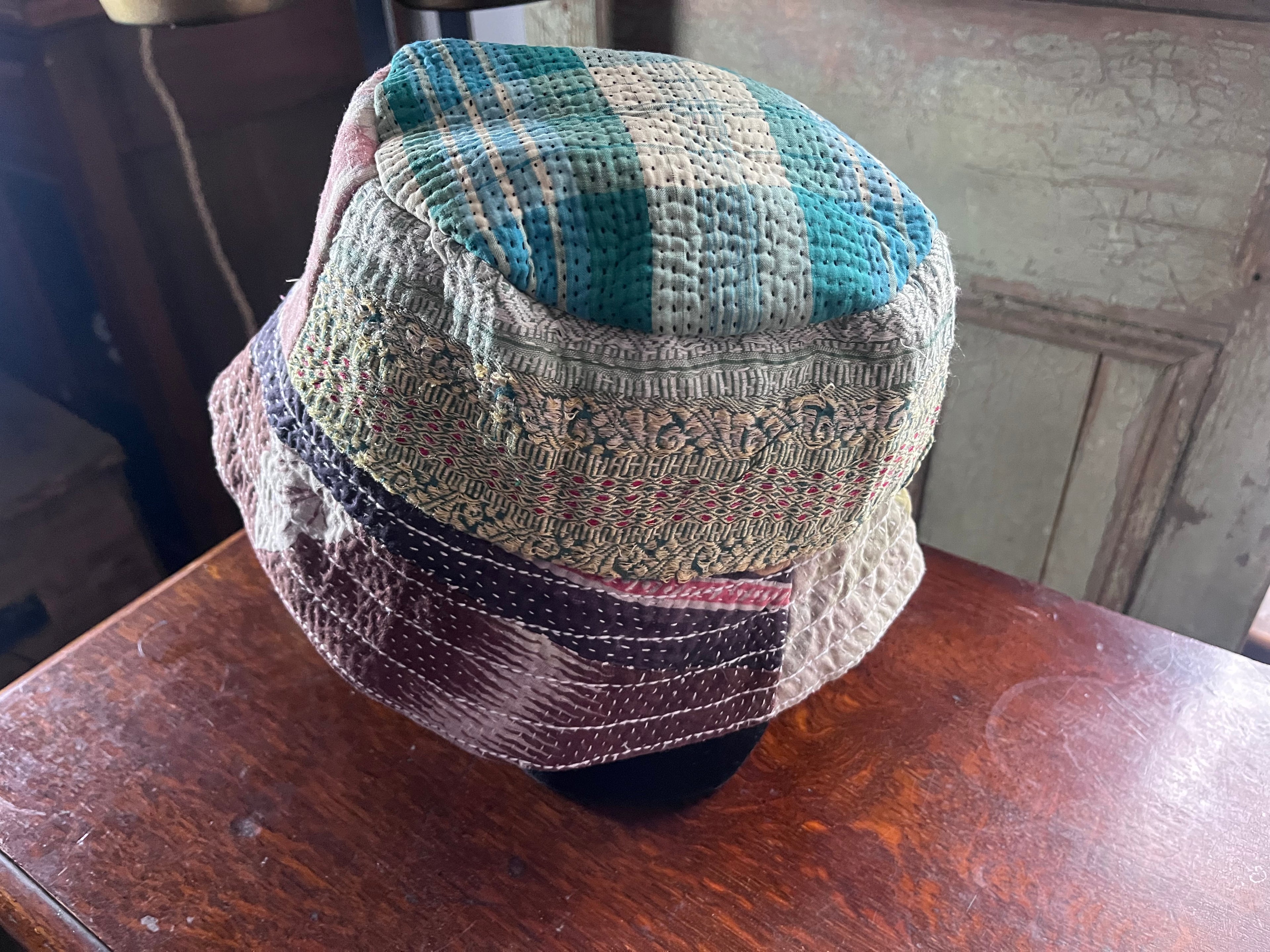 Reversible Kantha Bucket Hat
