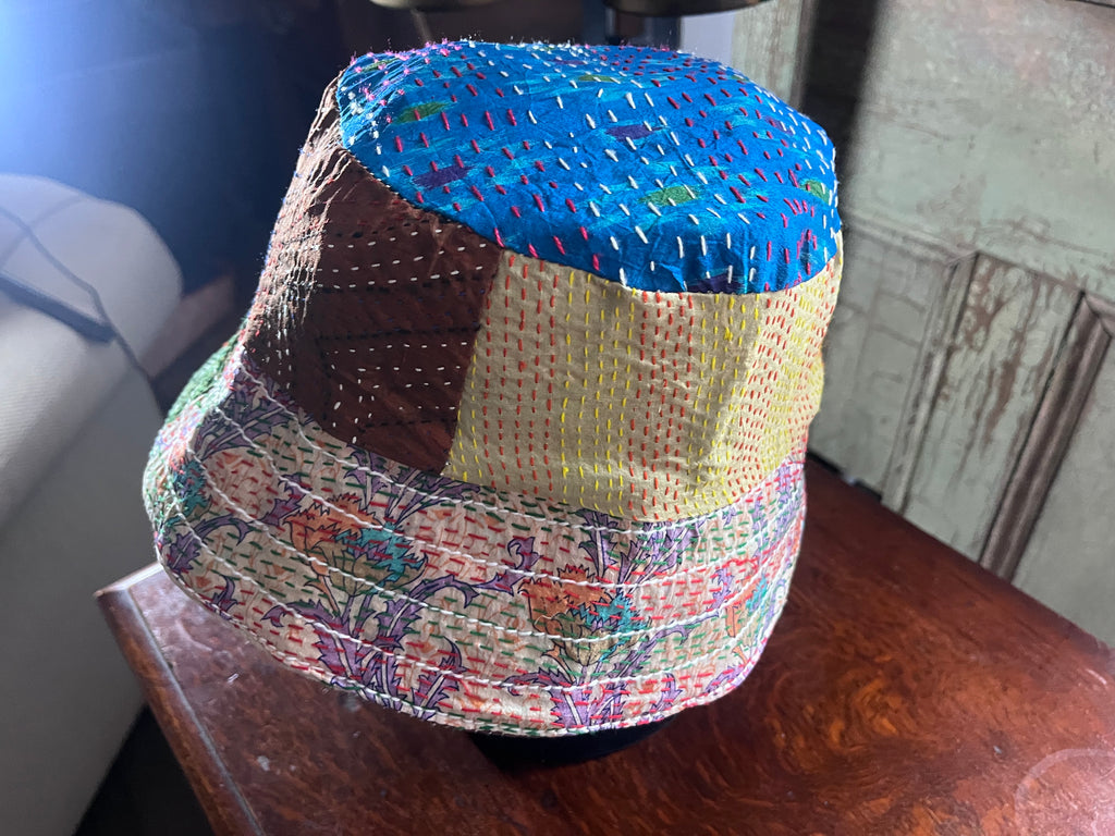 Reversible Kantha Bucket Hat