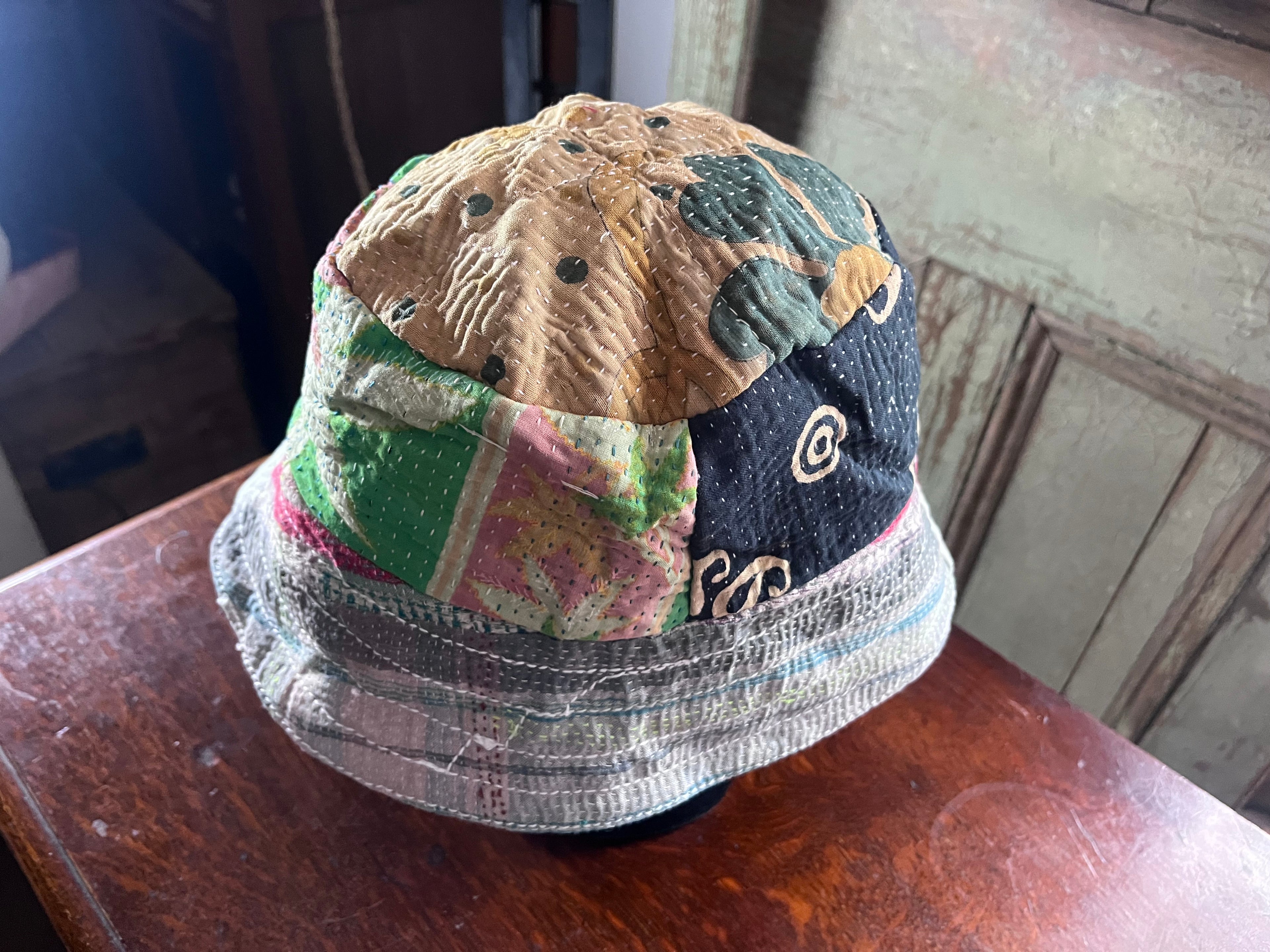 Reversible Kantha Bucket Hat