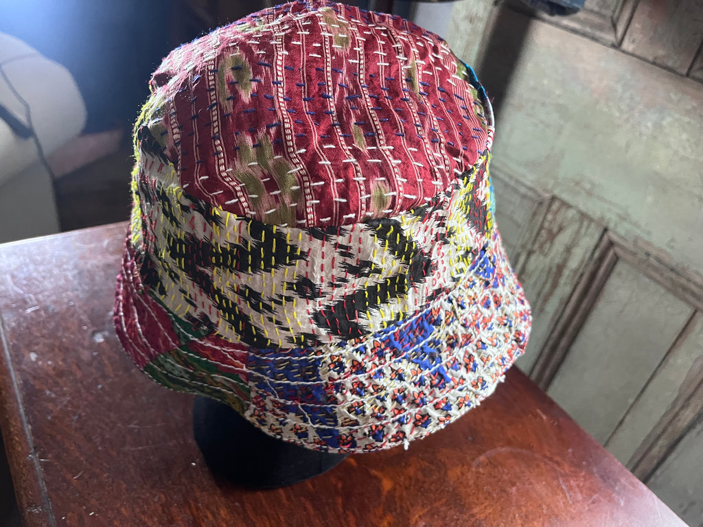 Reversible Kantha Bucket Hat