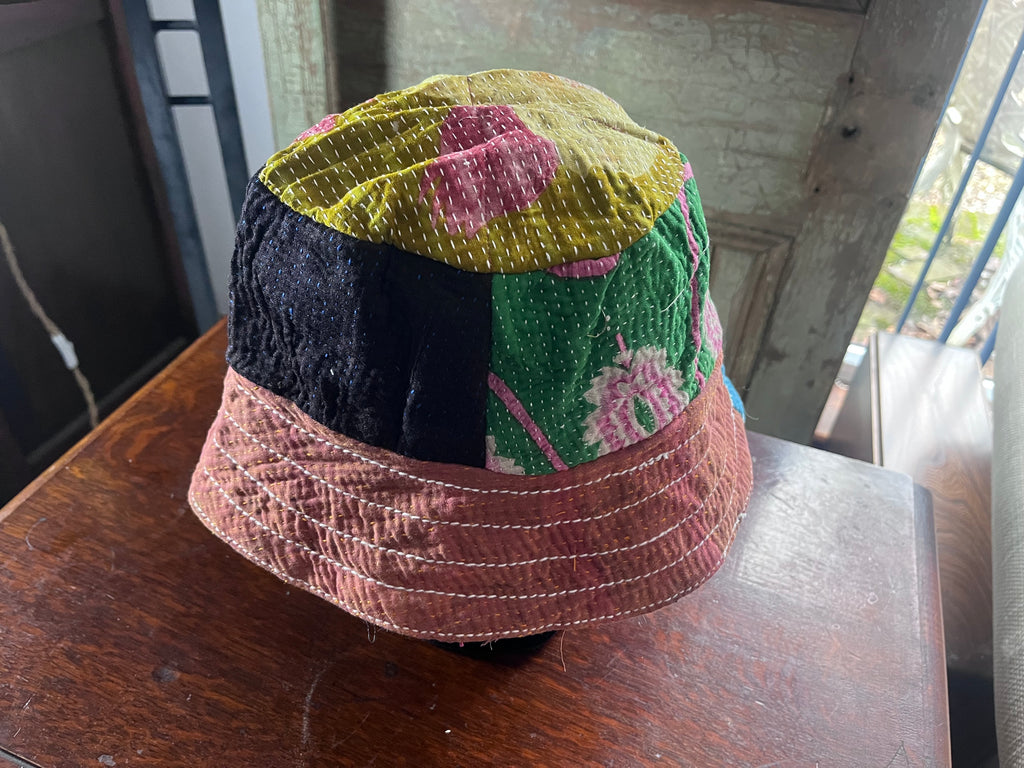 Reversible Kantha Bucket Hat