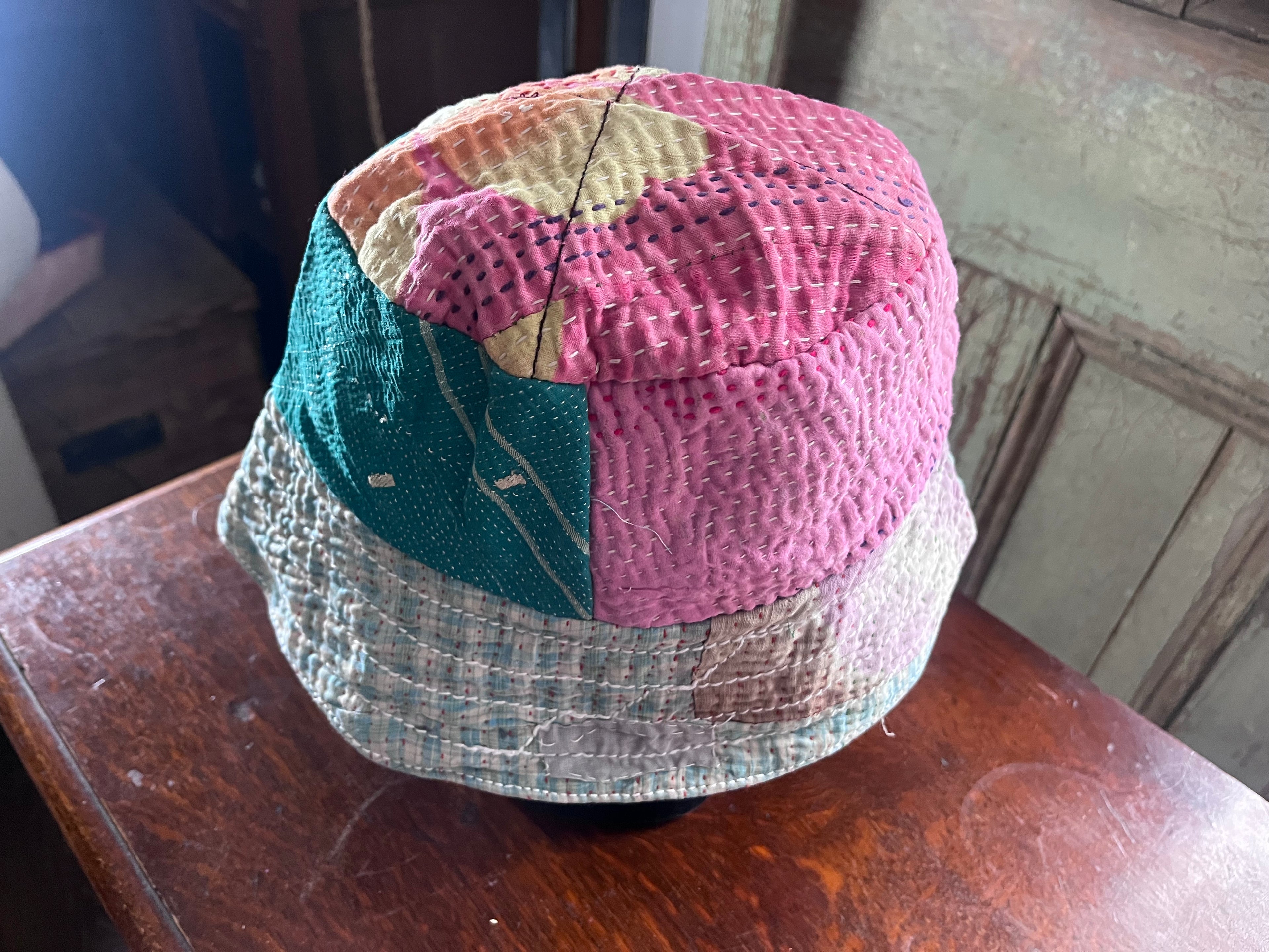 Reversible Kantha Bucket Hat