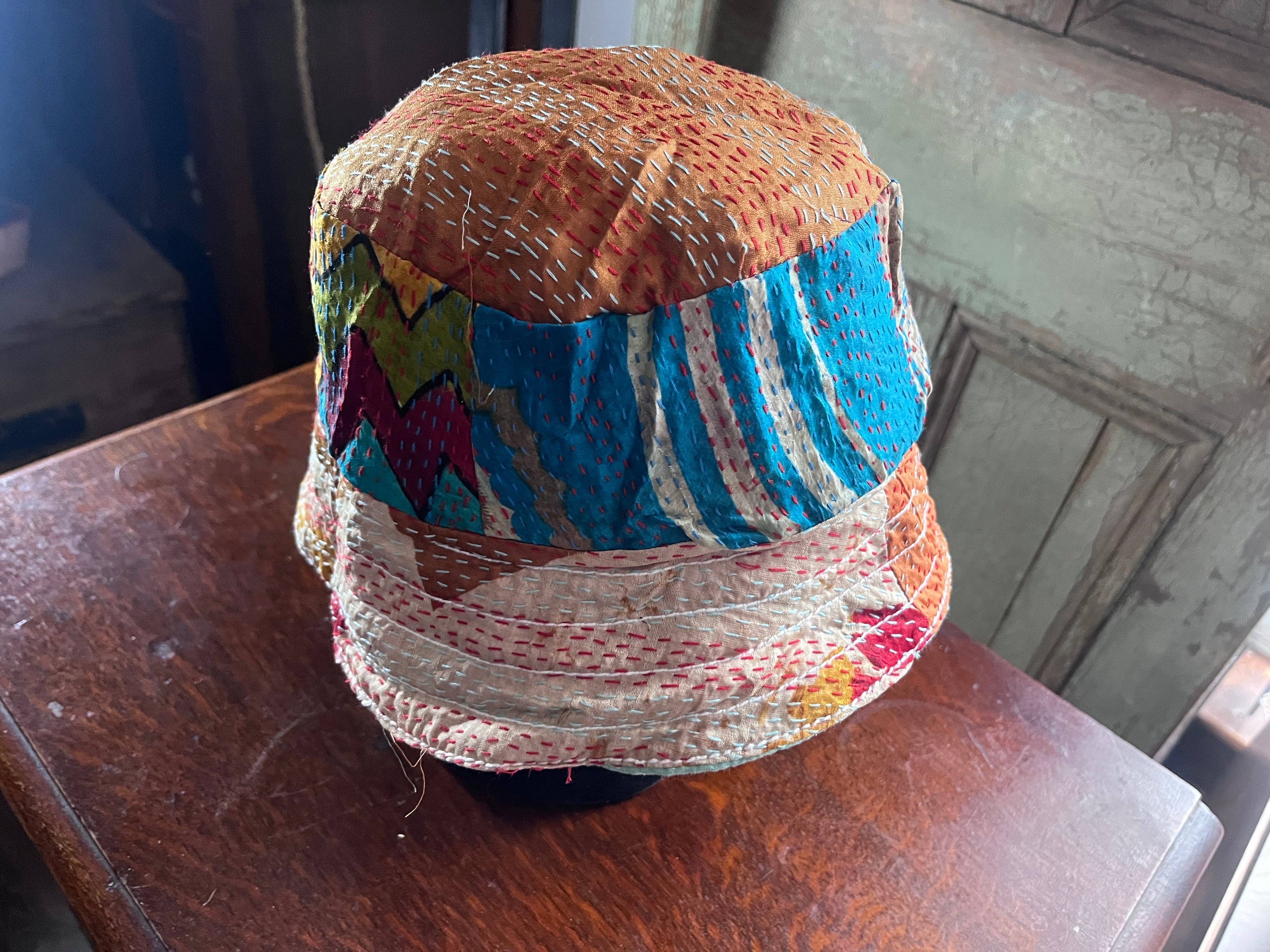 Reversible Kantha Bucket Hat