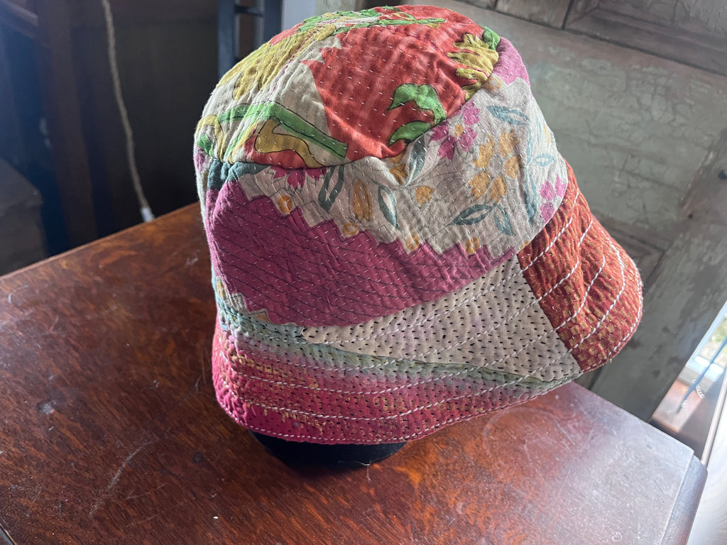 Reversible Kantha Bucket Hat