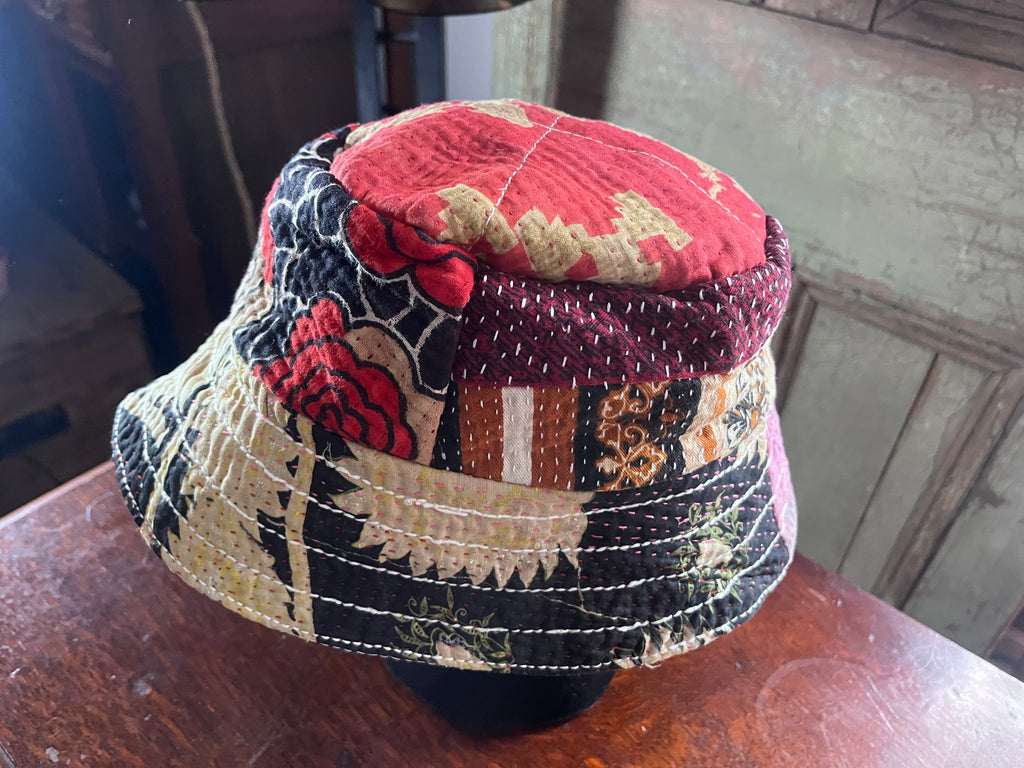 Reversible Kantha Bucket Hat