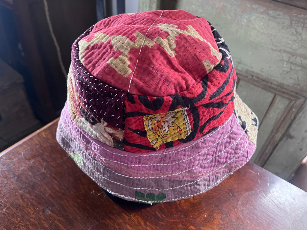 Reversible Kantha Bucket Hat
