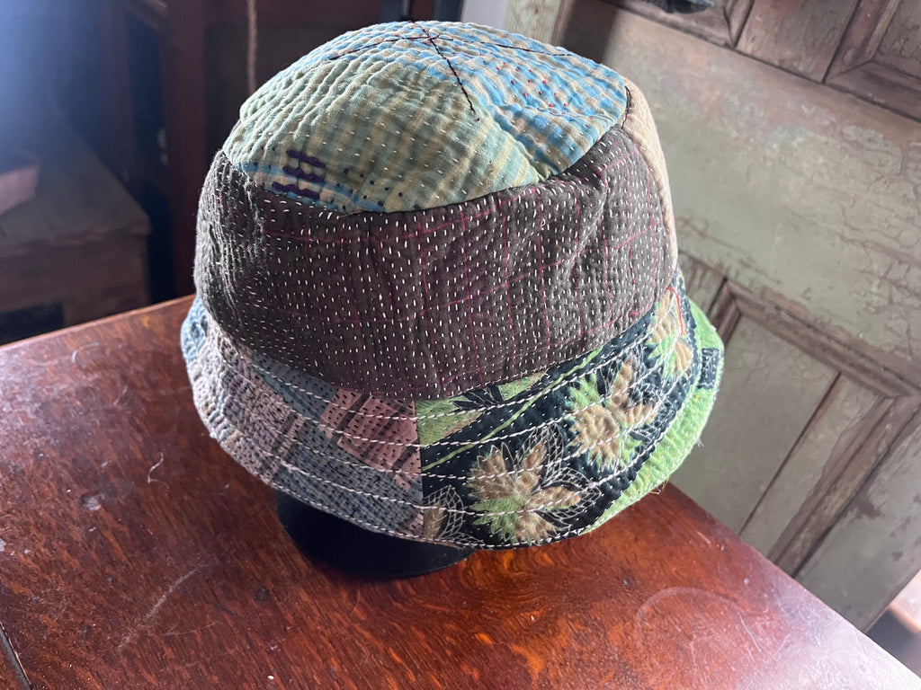 Reversible Kantha Bucket Hat