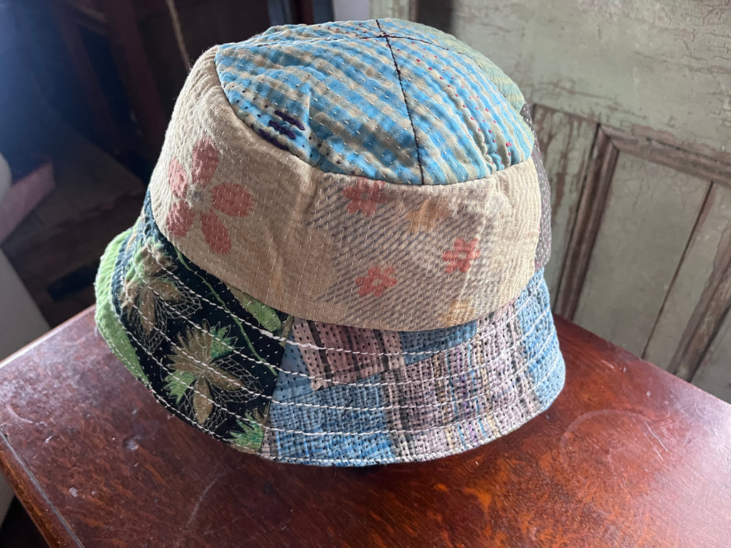 Reversible Kantha Bucket Hat
