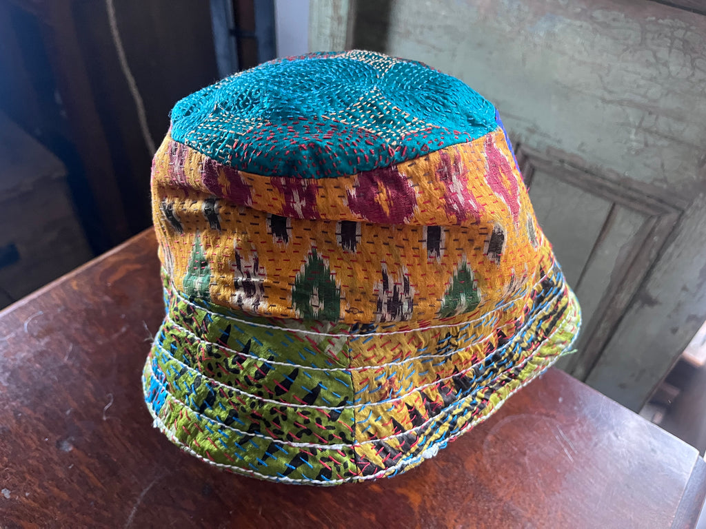 Reversible Kantha Bucket Hat