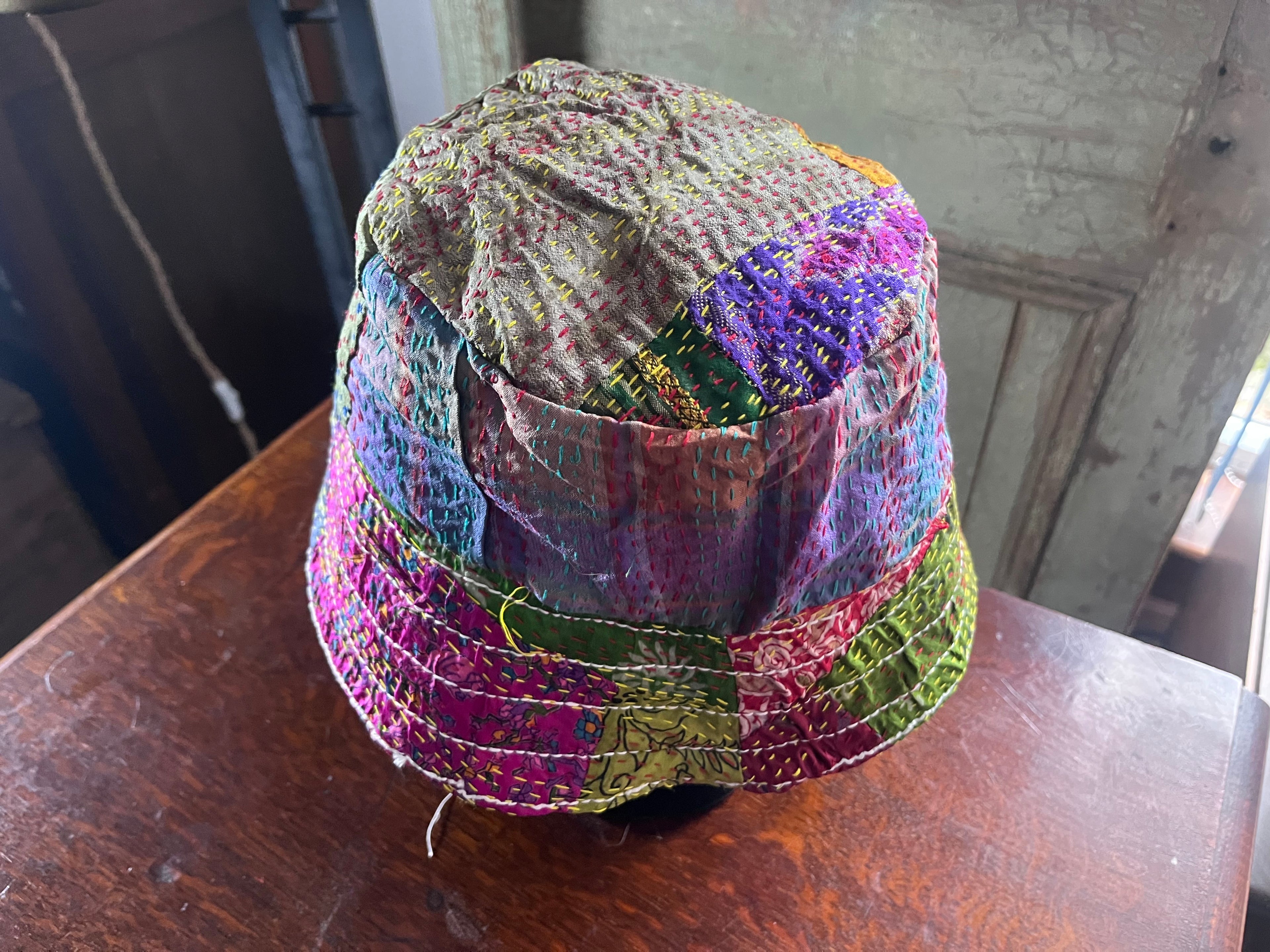 Reversible Kantha Bucket Hat