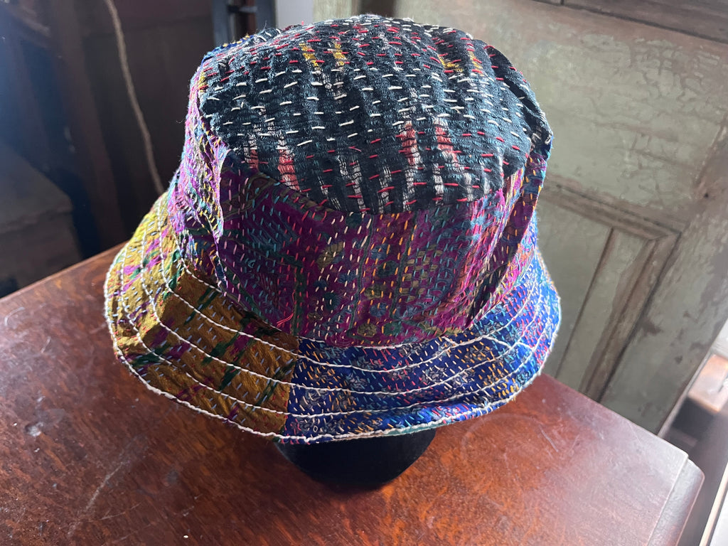Reversible Kantha Bucket Hat