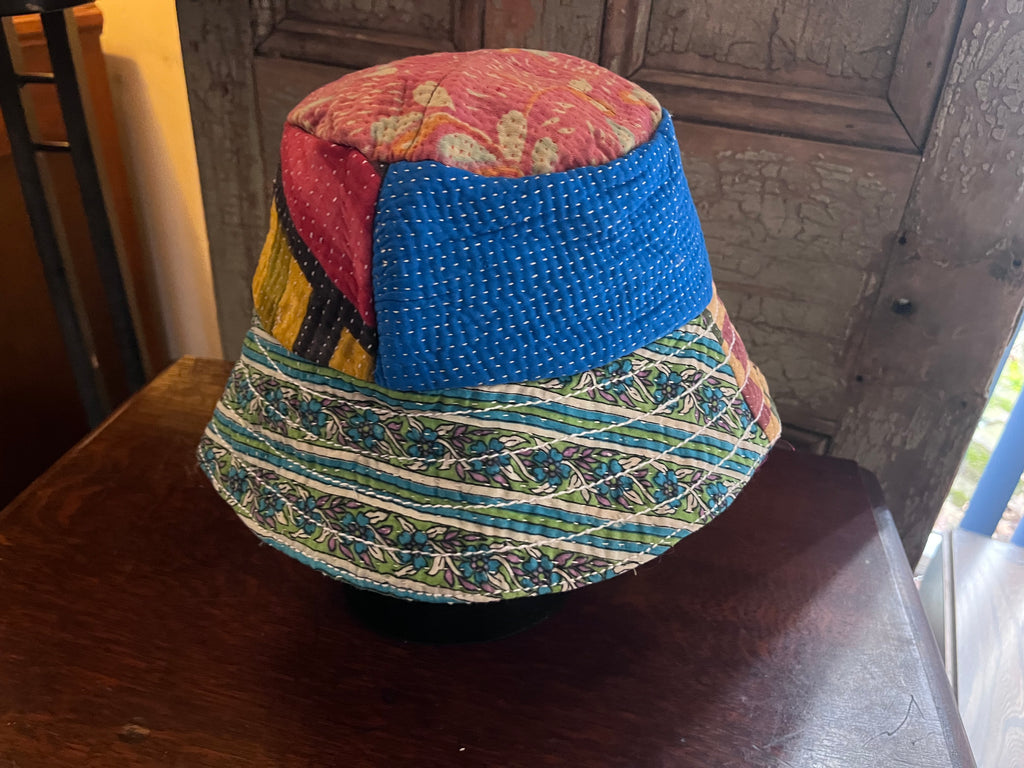 Reversible Kantha Bucket Hat