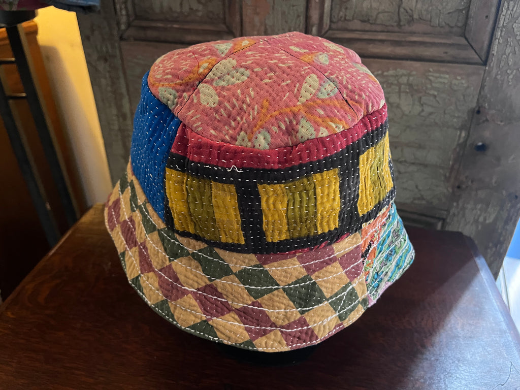 Reversible Kantha Bucket Hat
