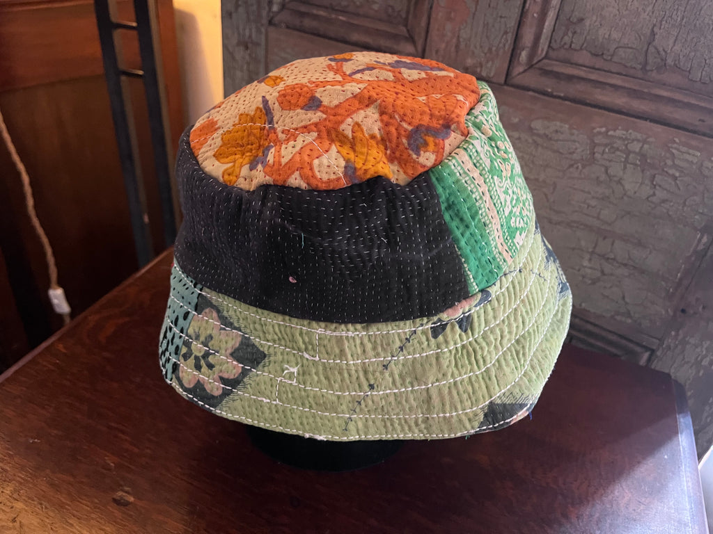 Reversible Kantha Bucket Hat