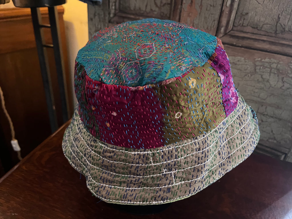 Reversible Kantha Bucket Hat