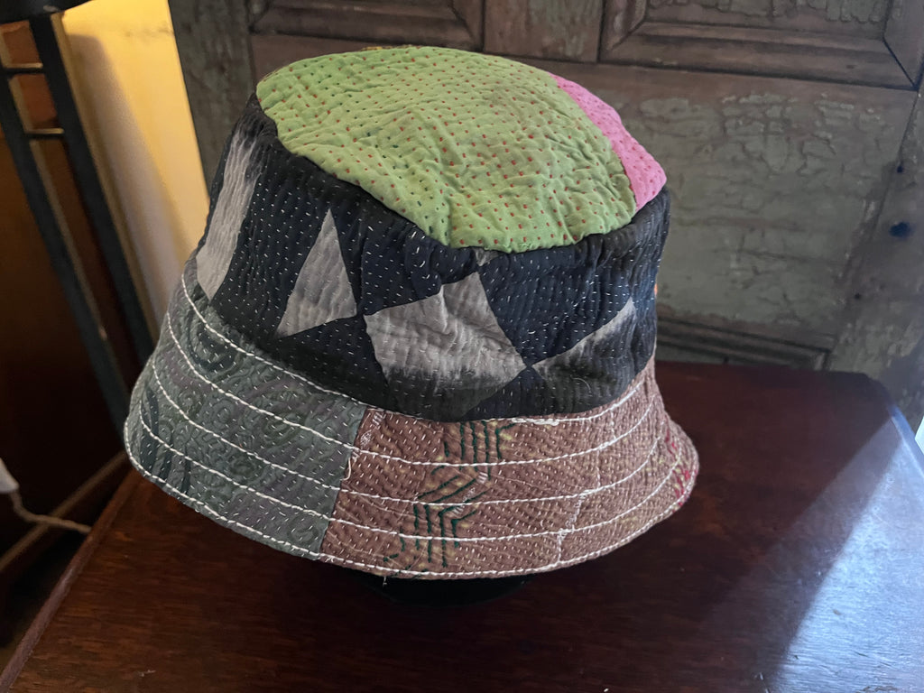 Reversible Kantha Bucket Hat