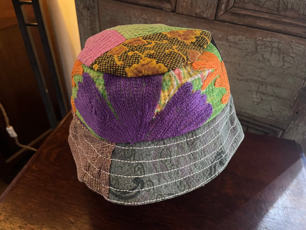 Reversible Kantha Bucket Hat