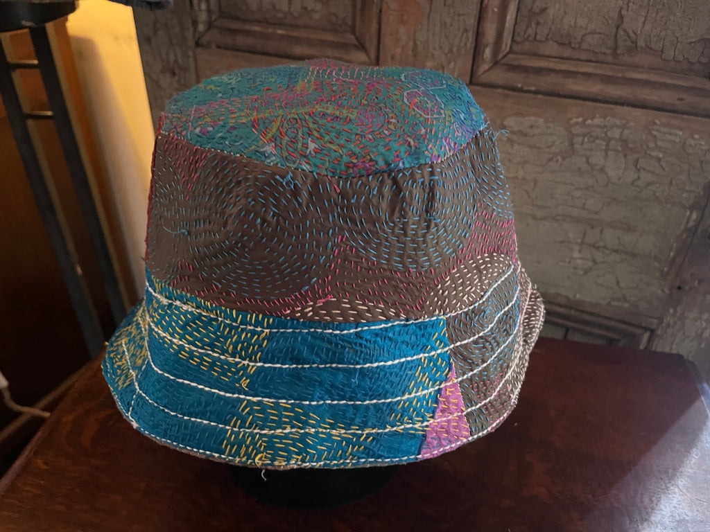 Reversible Kantha Bucket Hat