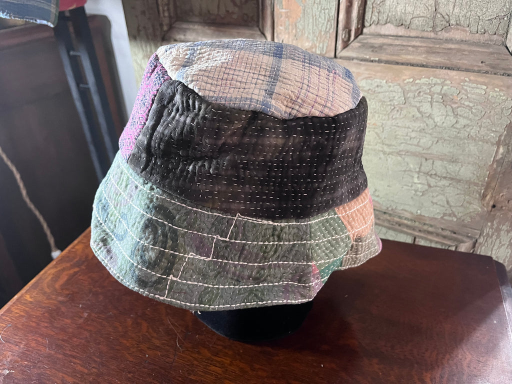 Reversible Kantha Bucket Hat