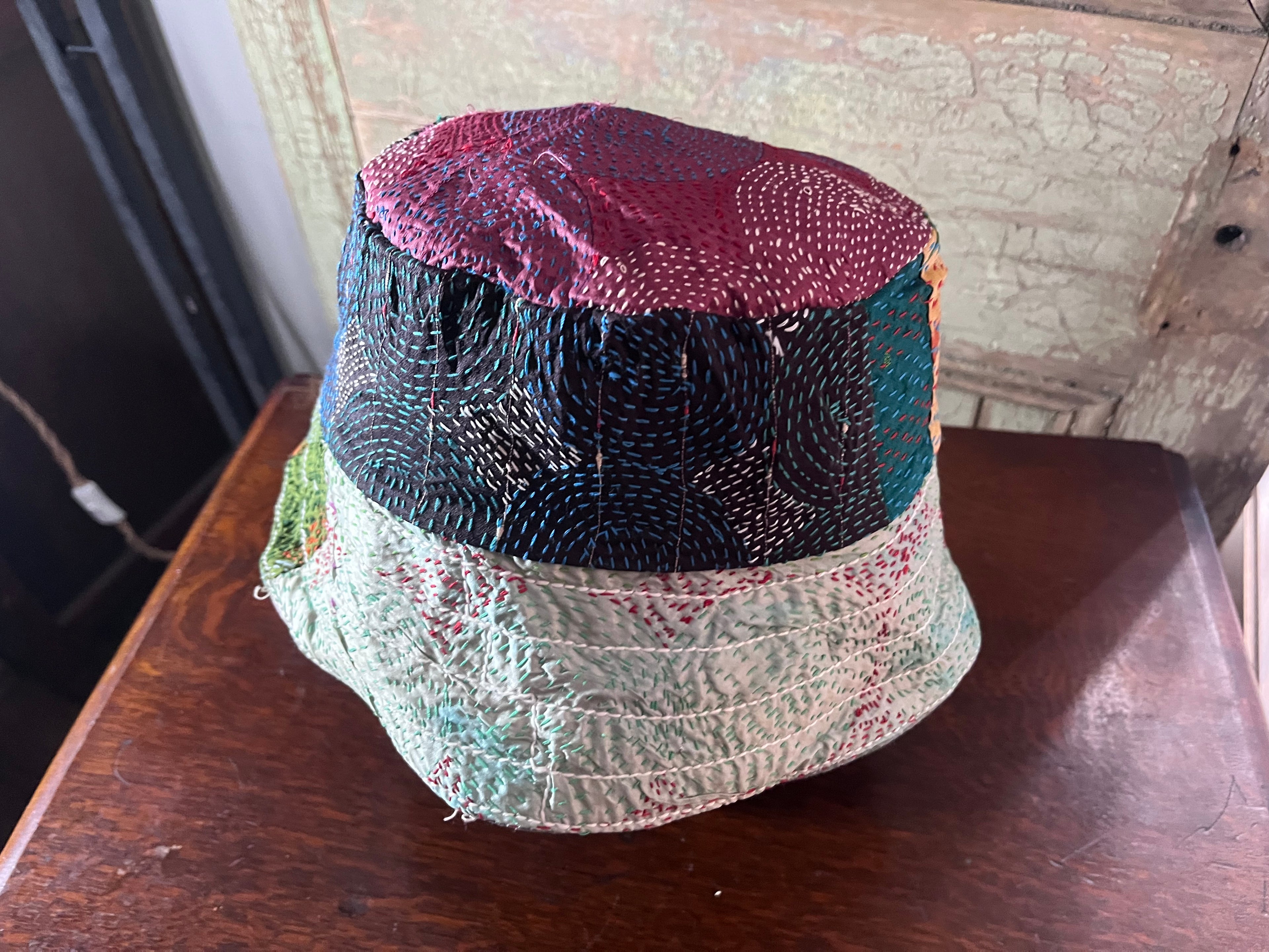 Reversible Kantha Bucket Hat