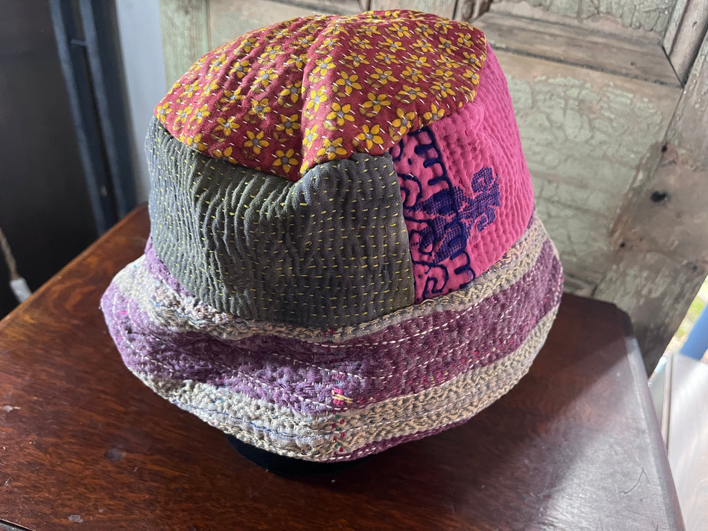Reversible Kantha Bucket Hat