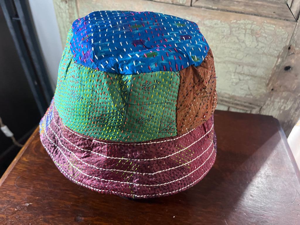 Reversible Kantha Bucket Hat
