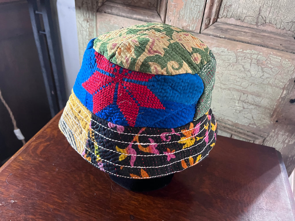Reversible Kantha Bucket Hat
