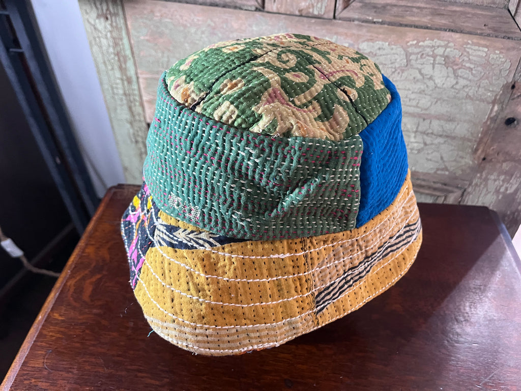 Reversible Kantha Bucket Hat