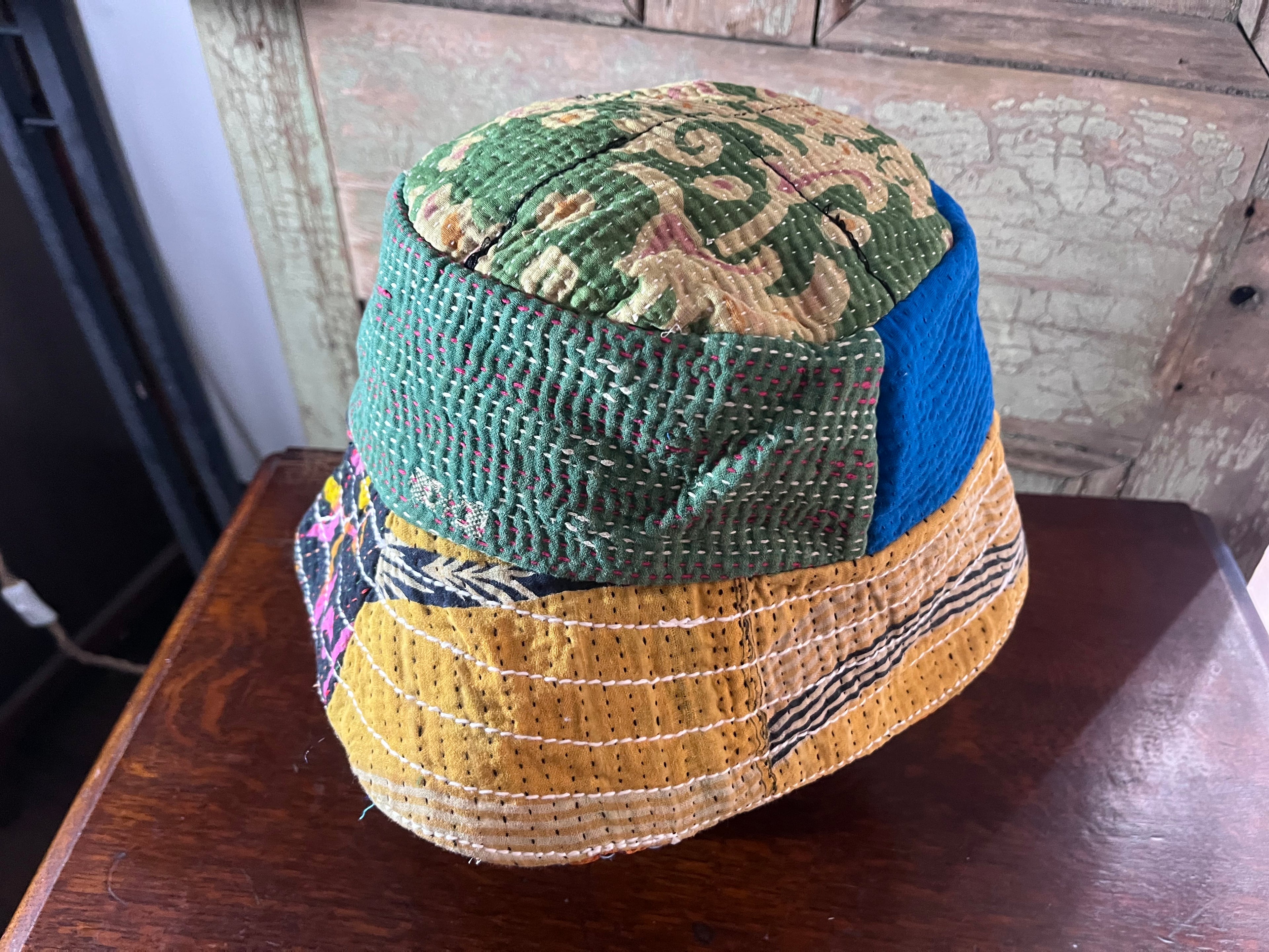Reversible Kantha Bucket Hat