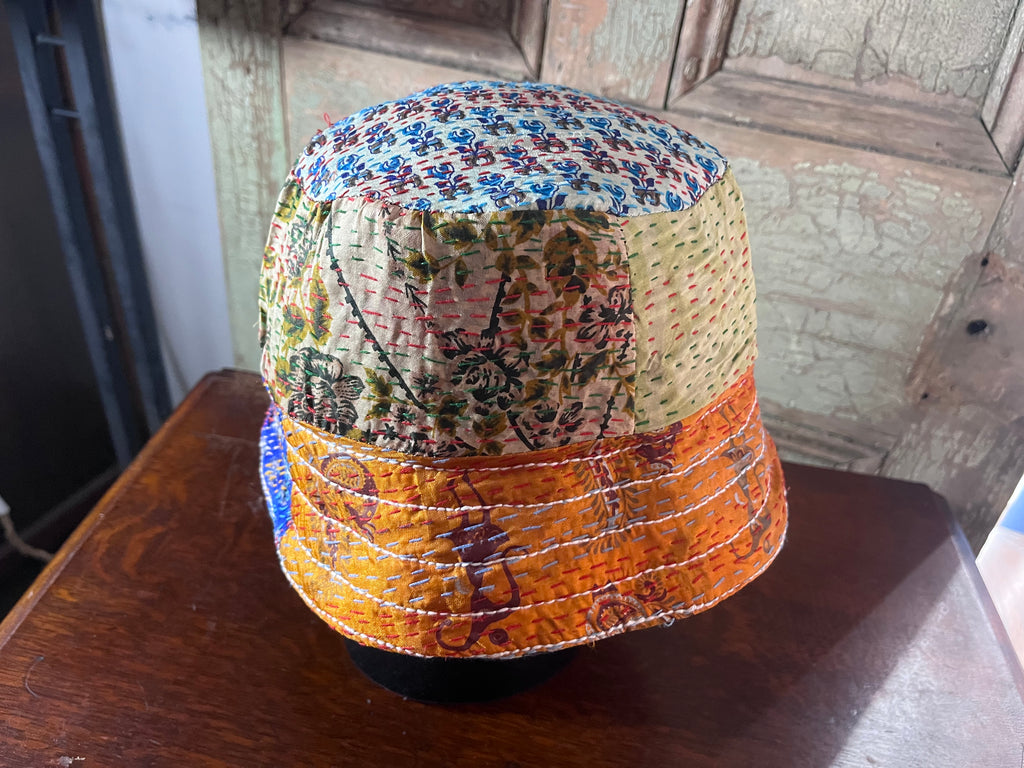 Reversible Kantha Bucket Hat