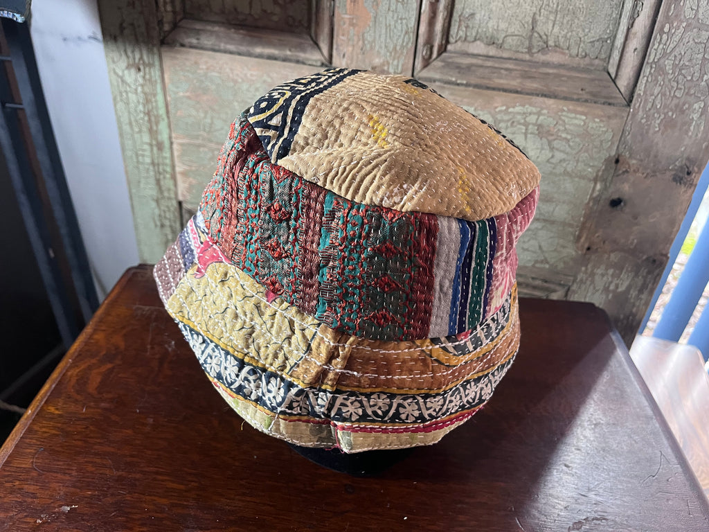 Reversible Kantha Bucket Hat