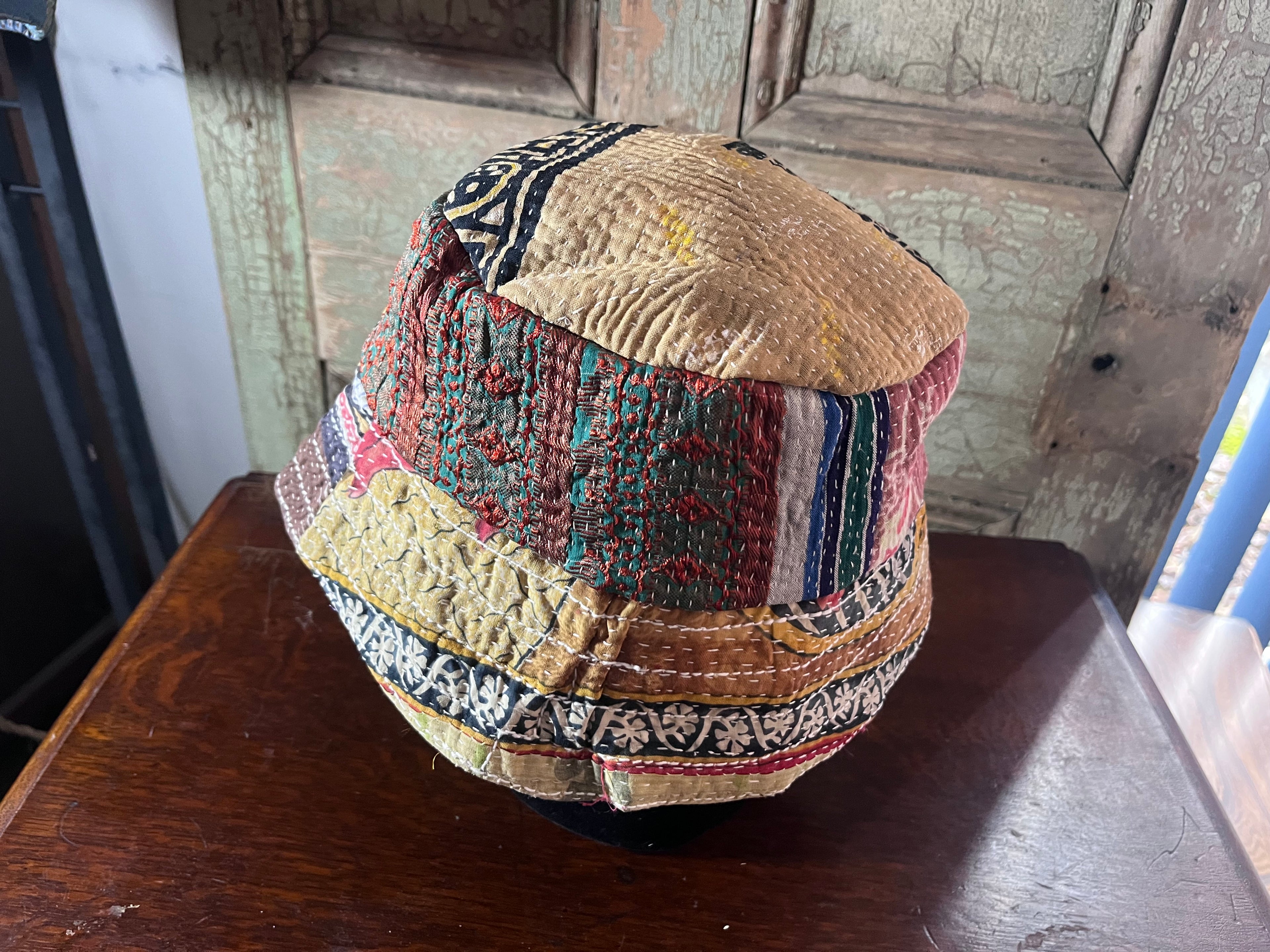 Reversible Kantha Bucket Hat