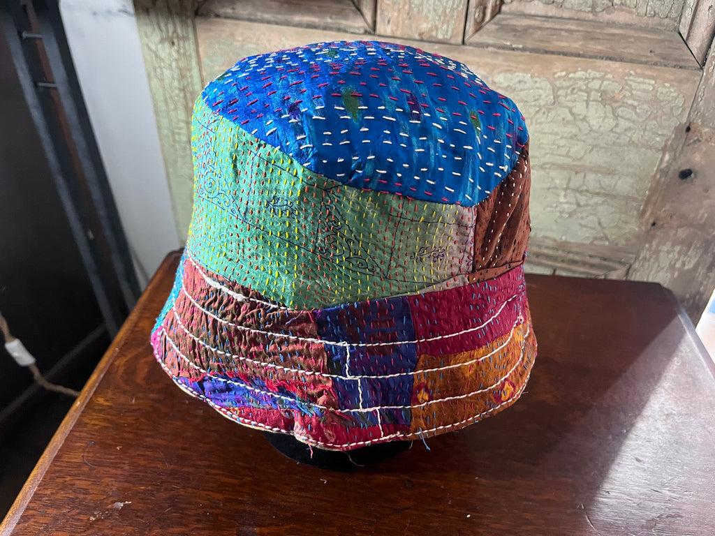 Reversible Kantha Bucket Hat